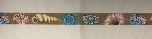 * Gayla Elliott GE142 Shells Belt with Turquois and Pink Combo
