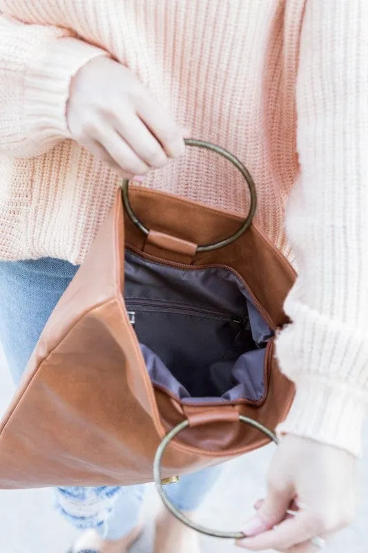 ❤️ GYPSY FOX-Aili's Corner Fold-Over O-Ring Clutch – Chic & Stylish Evening Accessory