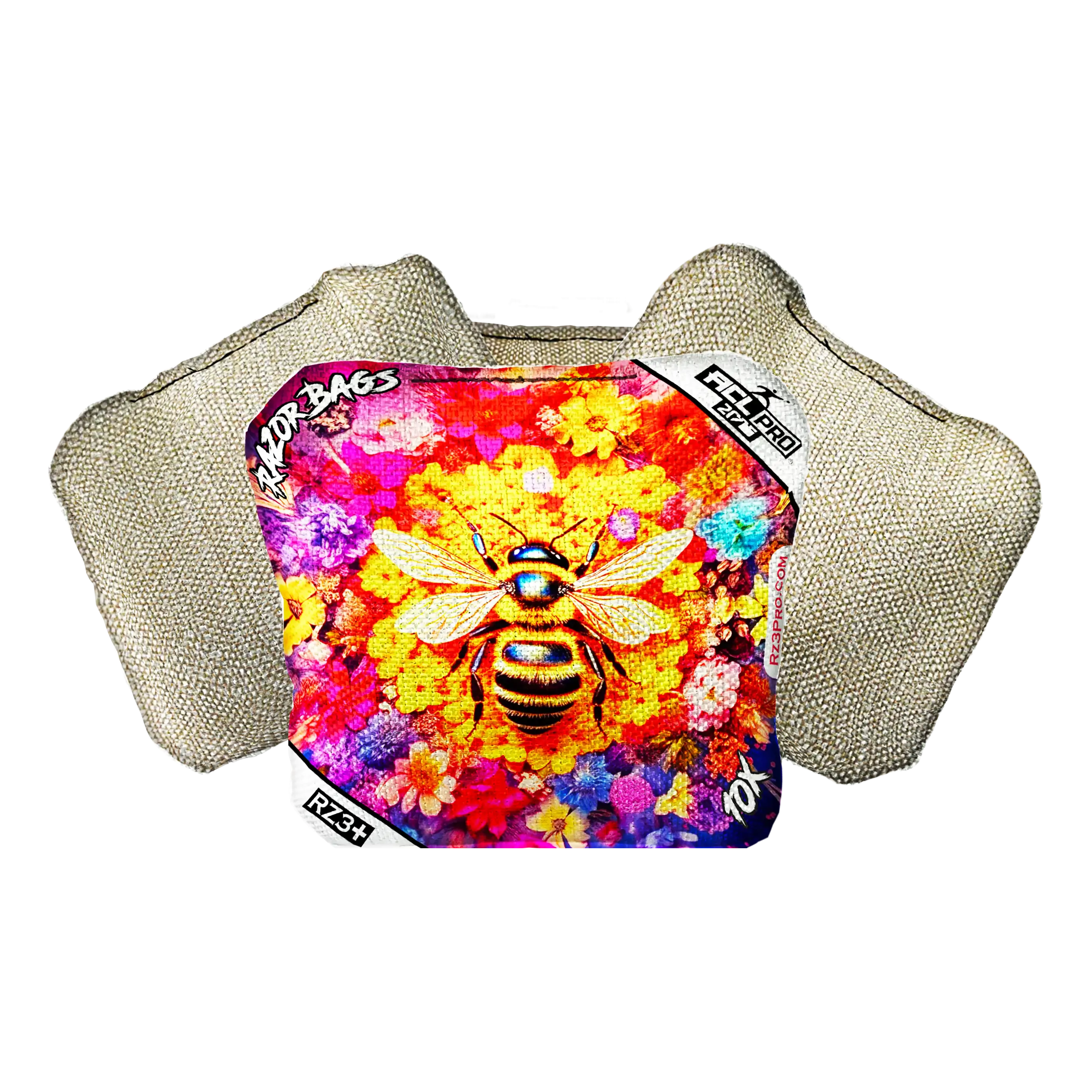 10X | Bee Serious | ACL PRO Razor Cornhole Bags