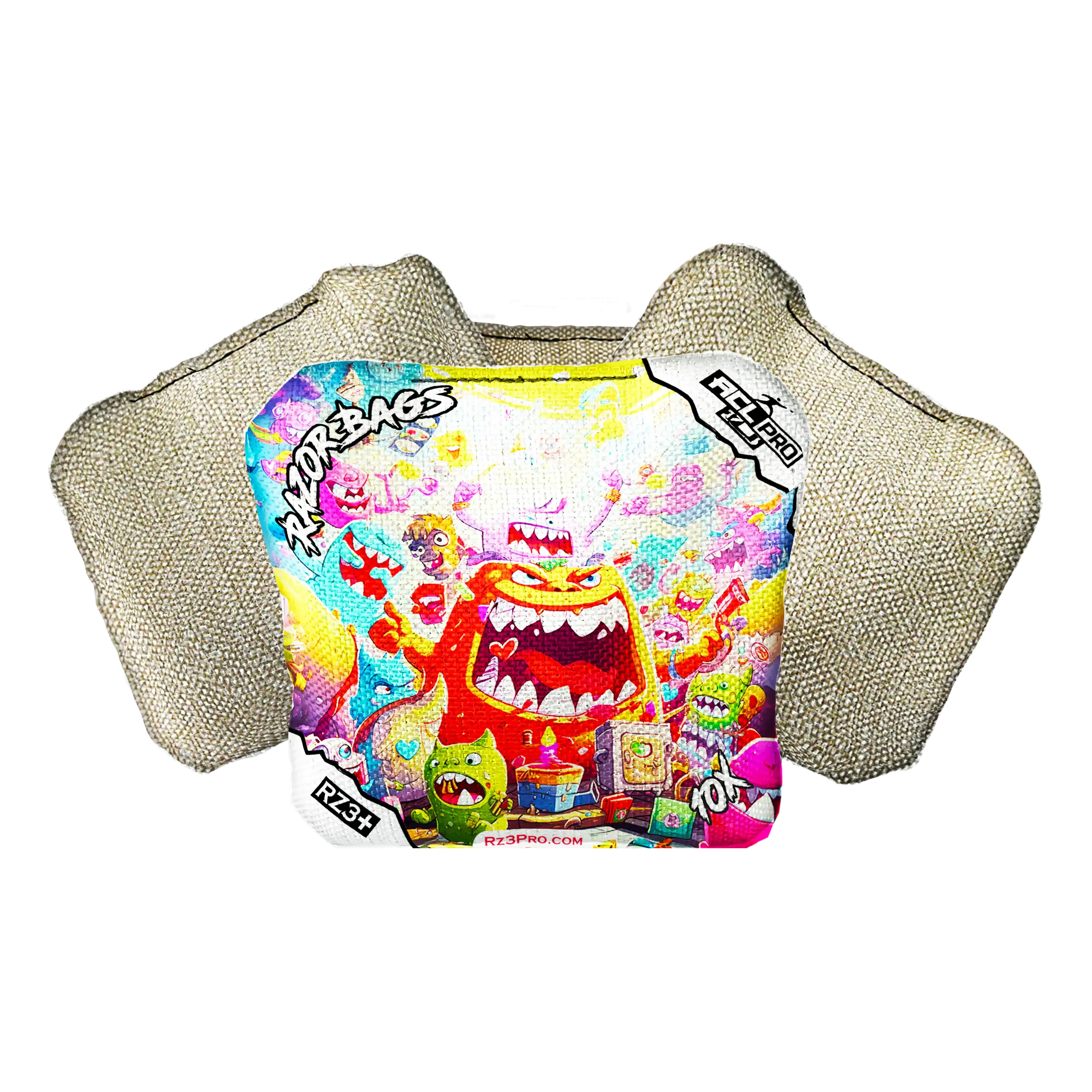 10X | Monster Party | ACL PRO Razor Cornhole Bags