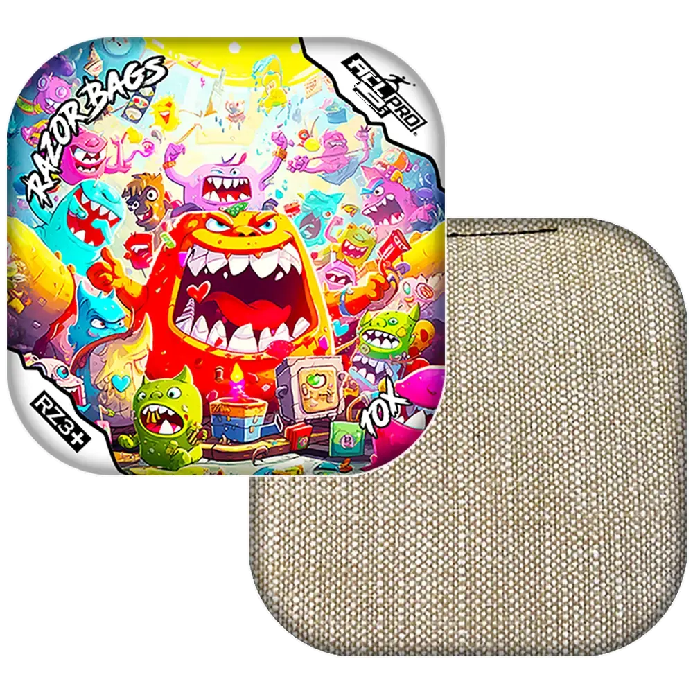 10X | Monster Party | ACL PRO Razor Cornhole Bags
