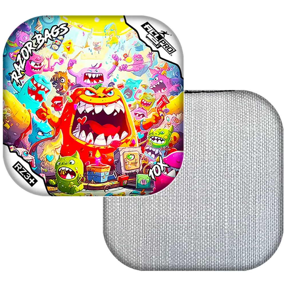 10X | Monster Party | ACL PRO Razor Cornhole Bags