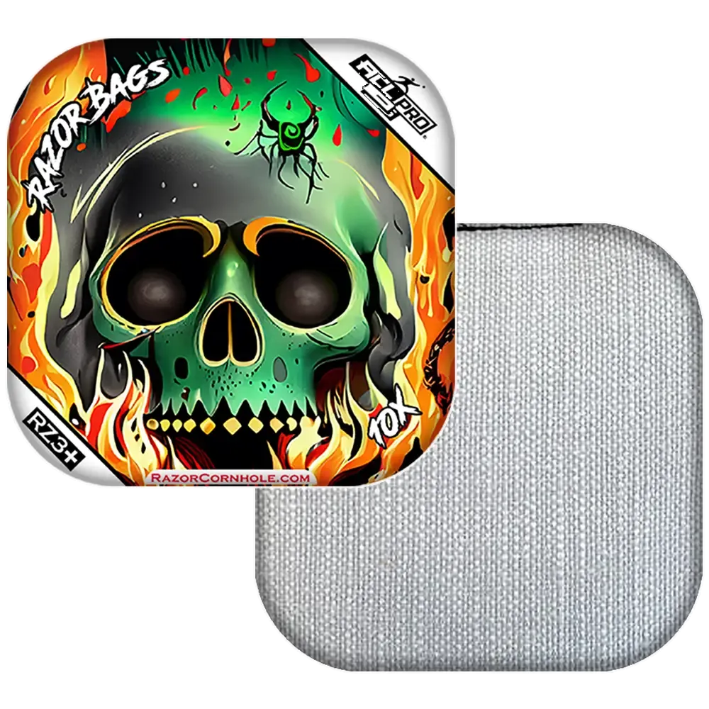 10X | Nuclear Skull | ACL PRO Razor Cornhole Bags