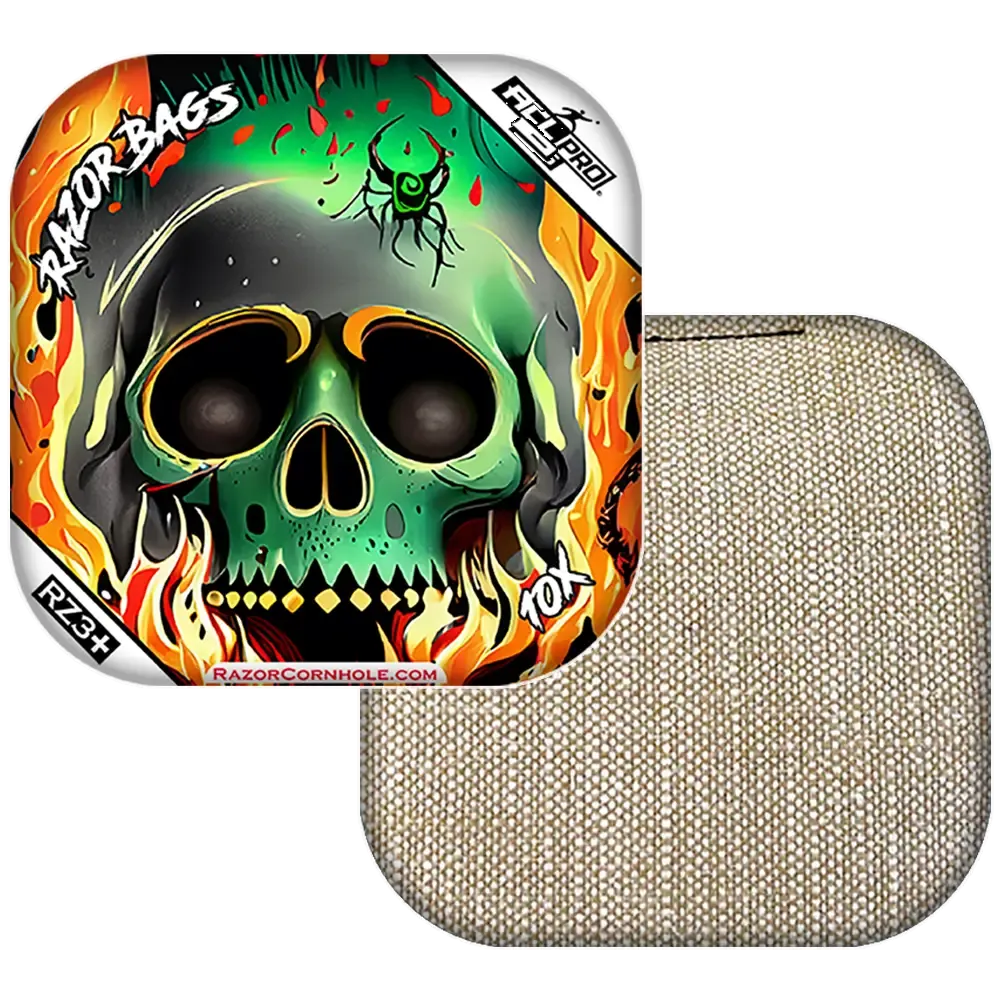 10X | Nuclear Skull | ACL PRO Razor Cornhole Bags