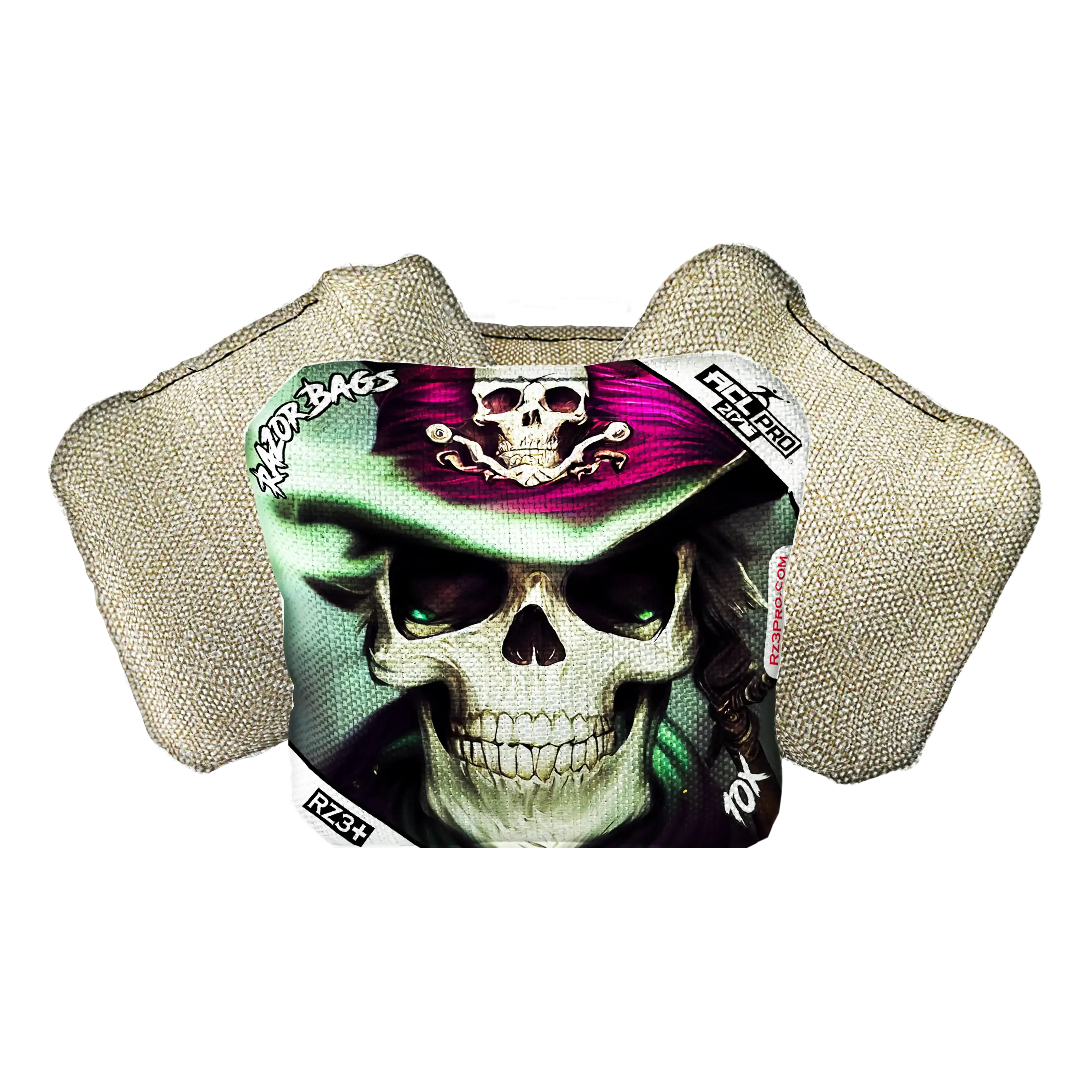 10X | Pirate | ACL PRO Razor Cornhole Bags