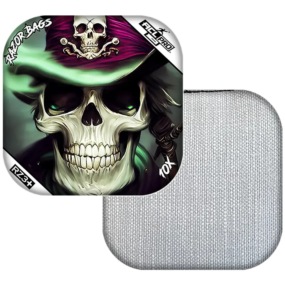 10X | Pirate | ACL PRO Razor Cornhole Bags