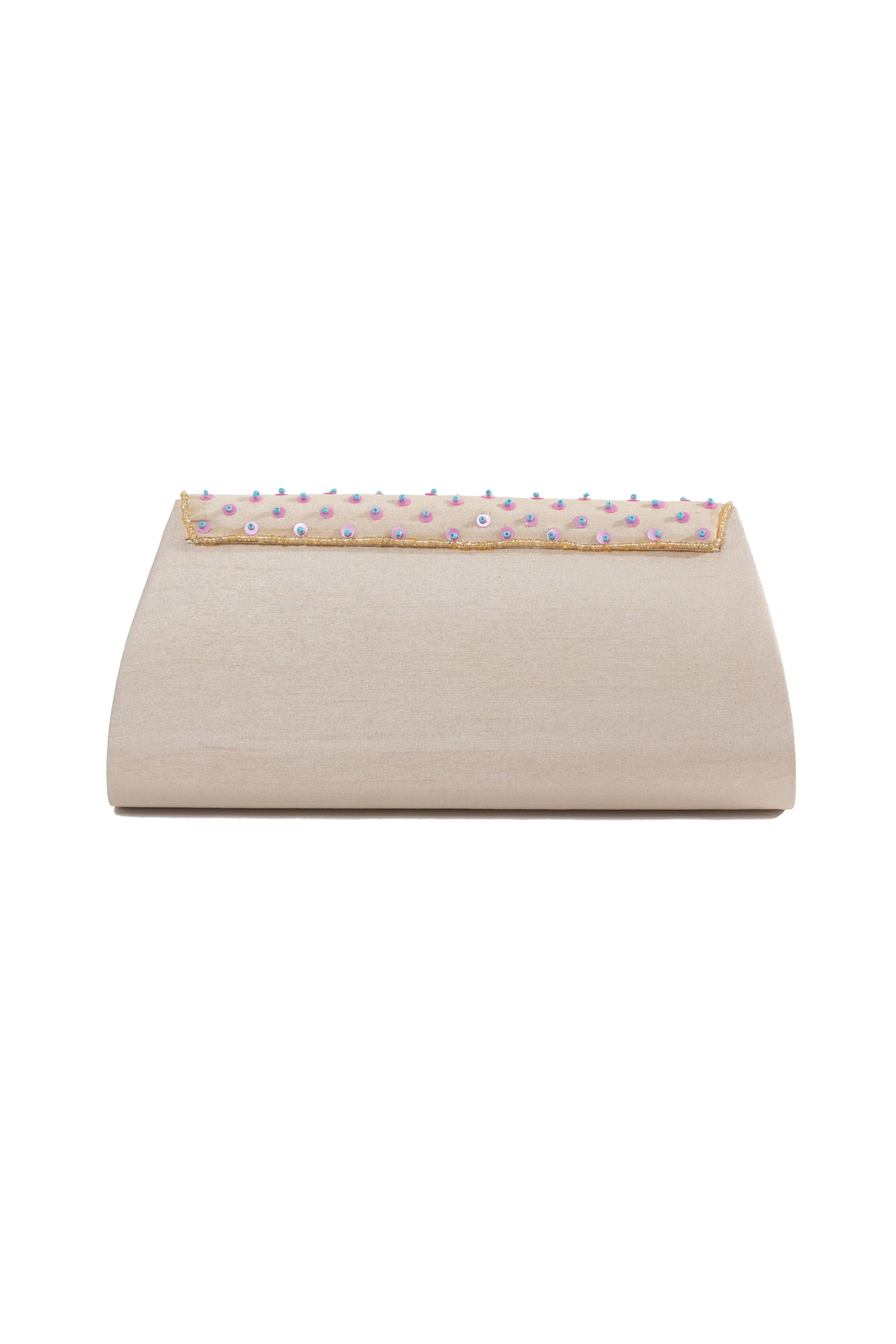 2 Chic Beaded Butterfly Clutch Purse