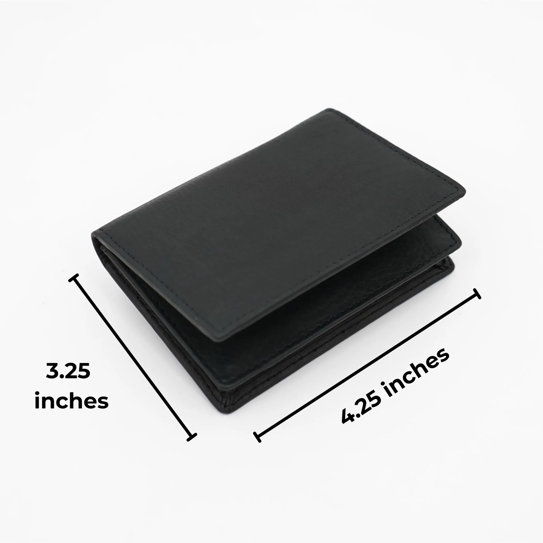AG Wallets Napa Leather Business Card Holder & Wallet - Holds Up to 40 Cards, Stylish and Functional Organizer for Professionals