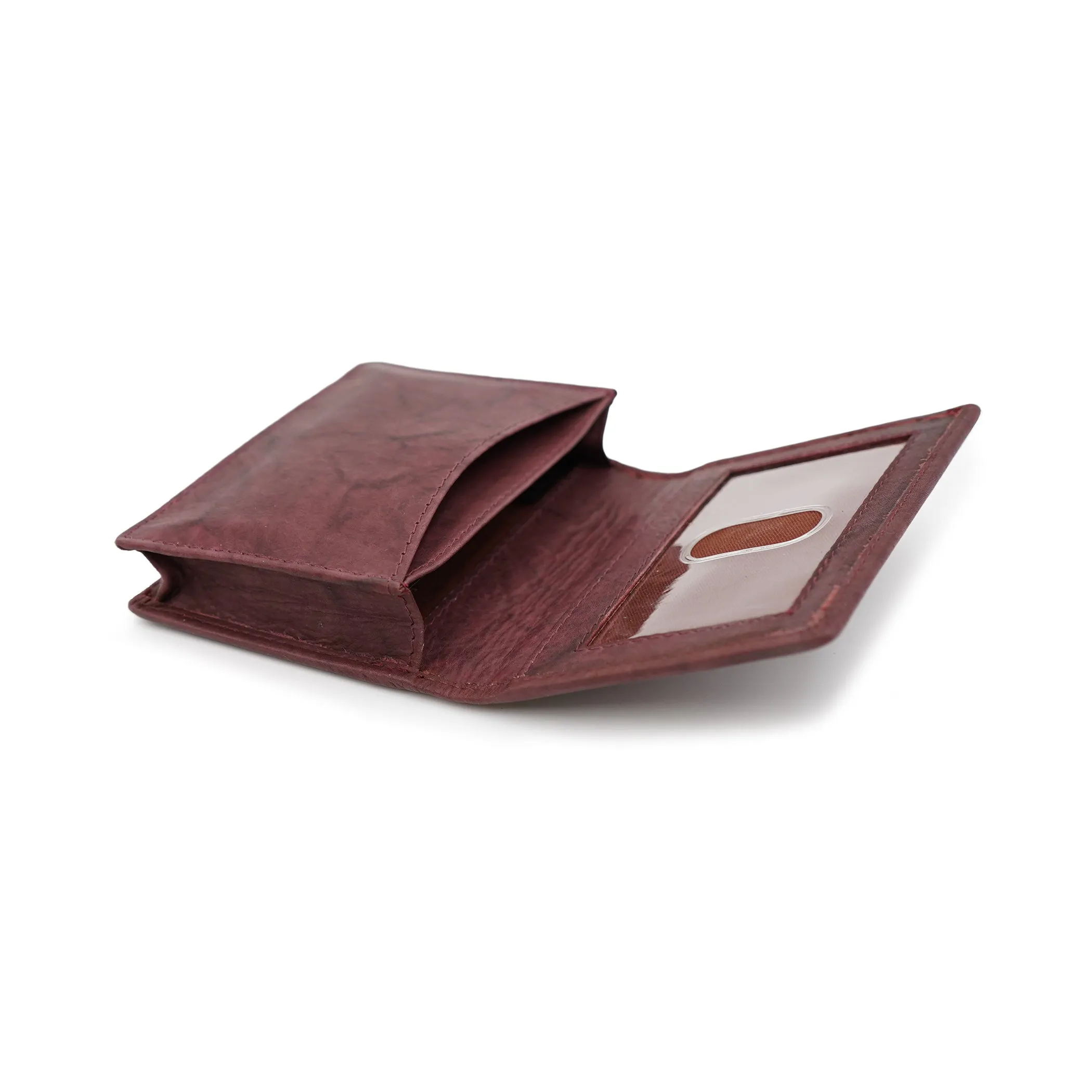 AG Wallets Napa Leather Business Card Holder & Wallet - Holds Up to 40 Cards, Stylish and Functional Organizer for Professionals