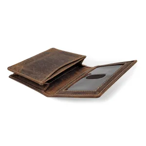 AG Wallets Napa Leather Business Card Holder & Wallet - Holds Up to 40 Cards, Stylish and Functional Organizer for Professionals