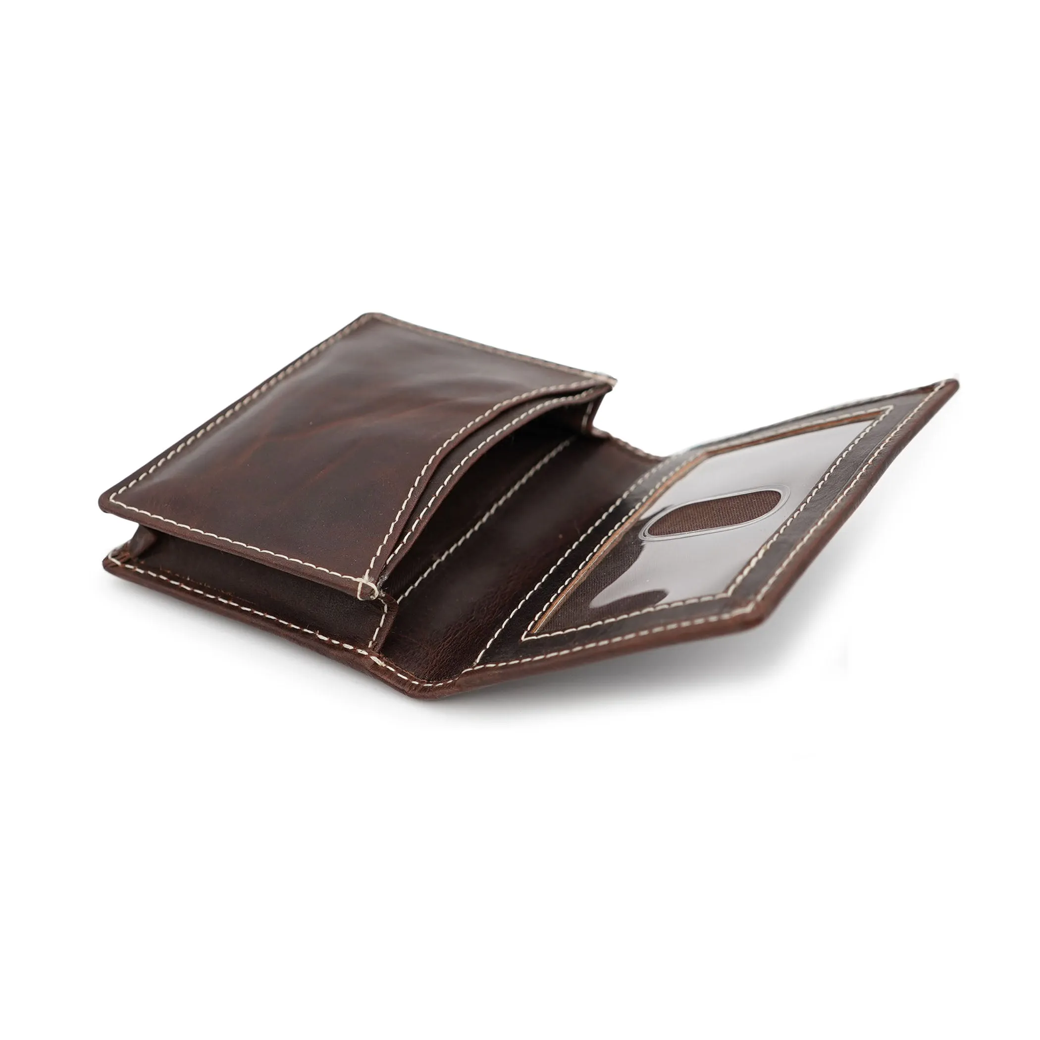 AG Wallets Napa Leather Business Card Holder & Wallet - Holds Up to 40 Cards, Stylish and Functional Organizer for Professionals