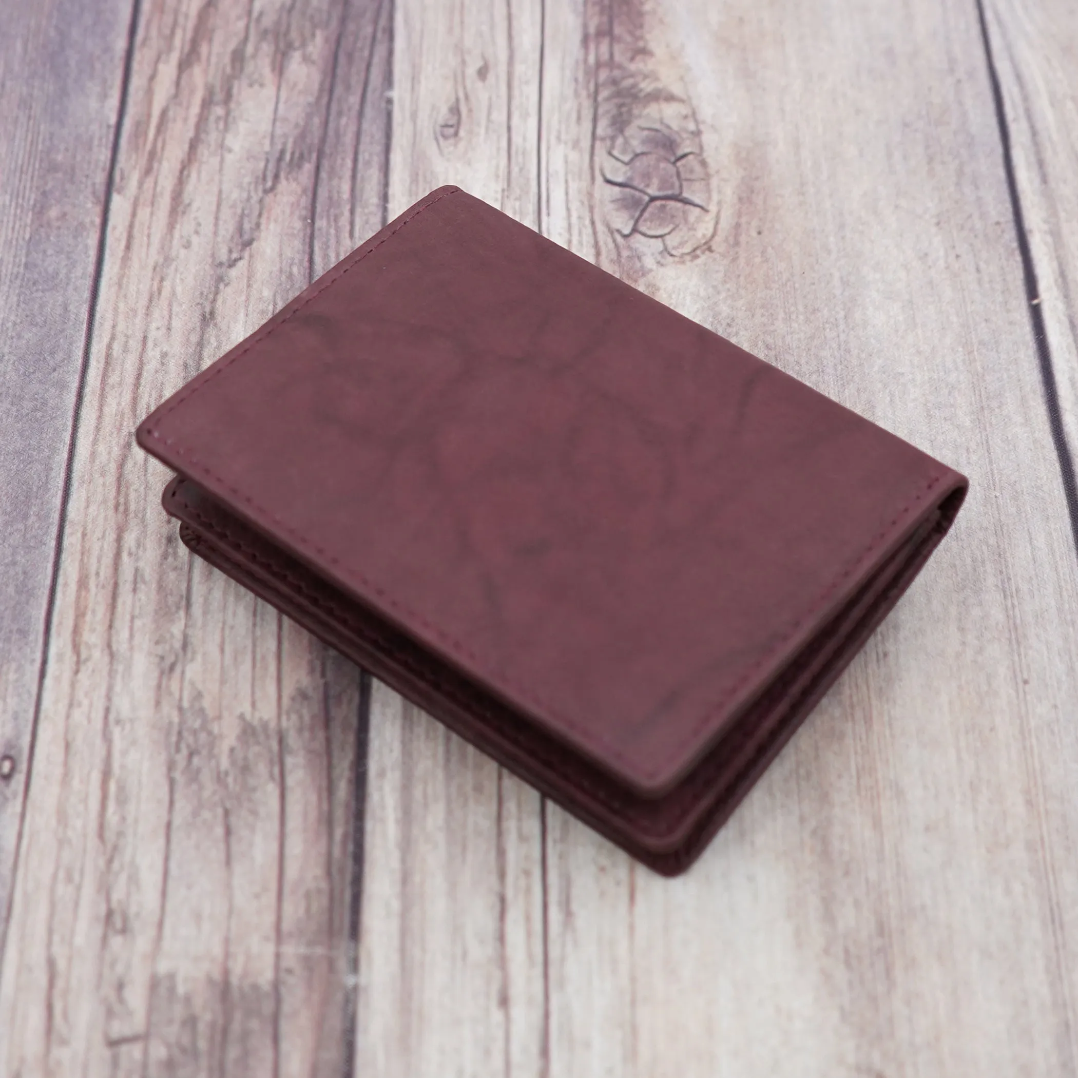 AG Wallets Napa Leather Business Card Holder & Wallet - Holds Up to 40 Cards, Stylish and Functional Organizer for Professionals