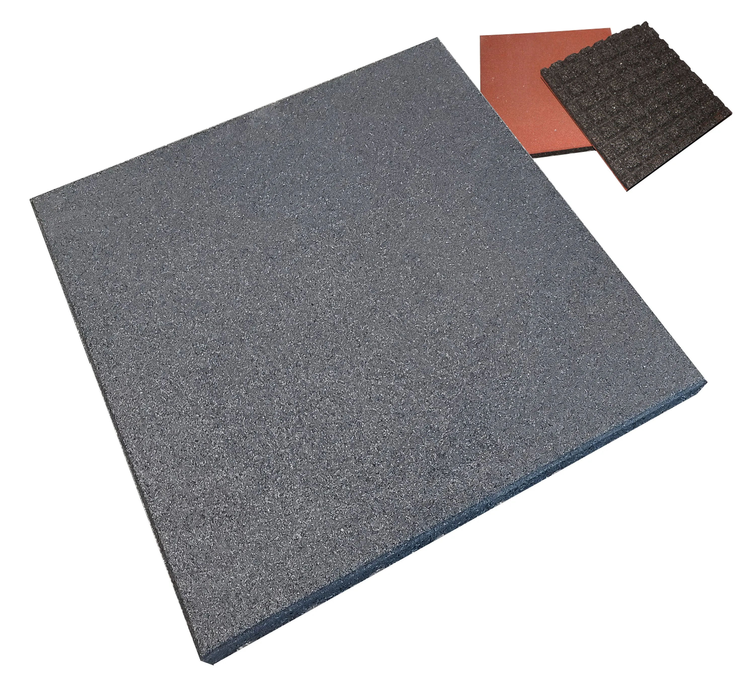 AktivPro High Performance 1" Rubber Gym Flooring Tiles