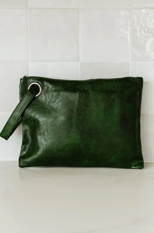 Alexa Oversized Clutch   Wristlet