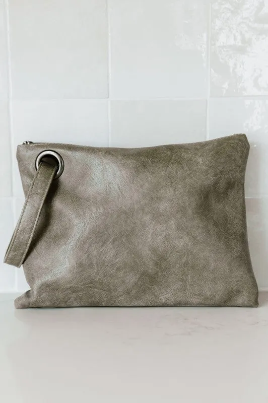 Alexa Oversized Clutch   Wristlet