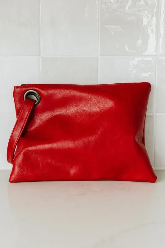 Alexa Oversized Clutch   Wristlet