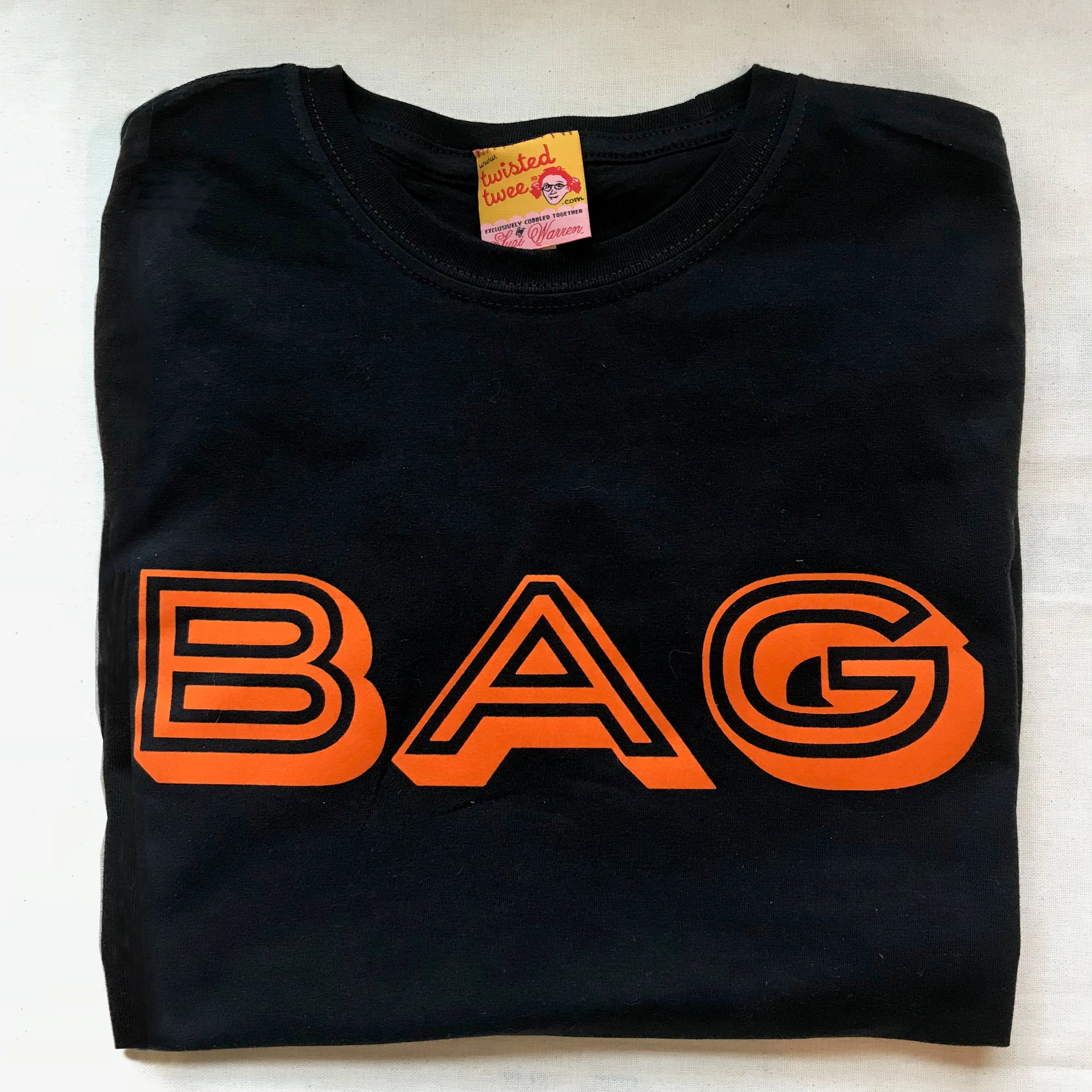 'Bag' slogan ladies t shirt for glamorous older women