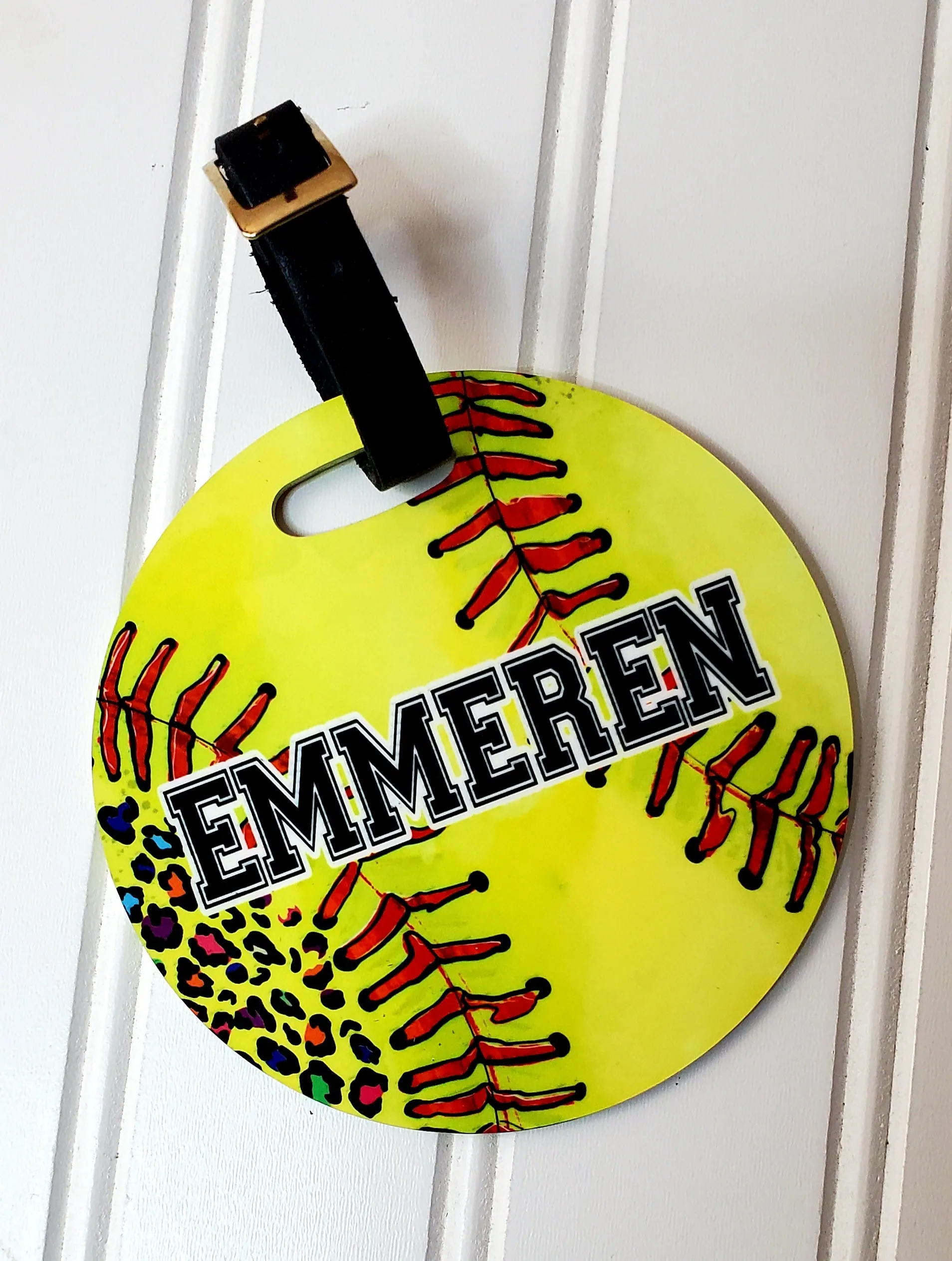 Baseball Softball Bag Tag