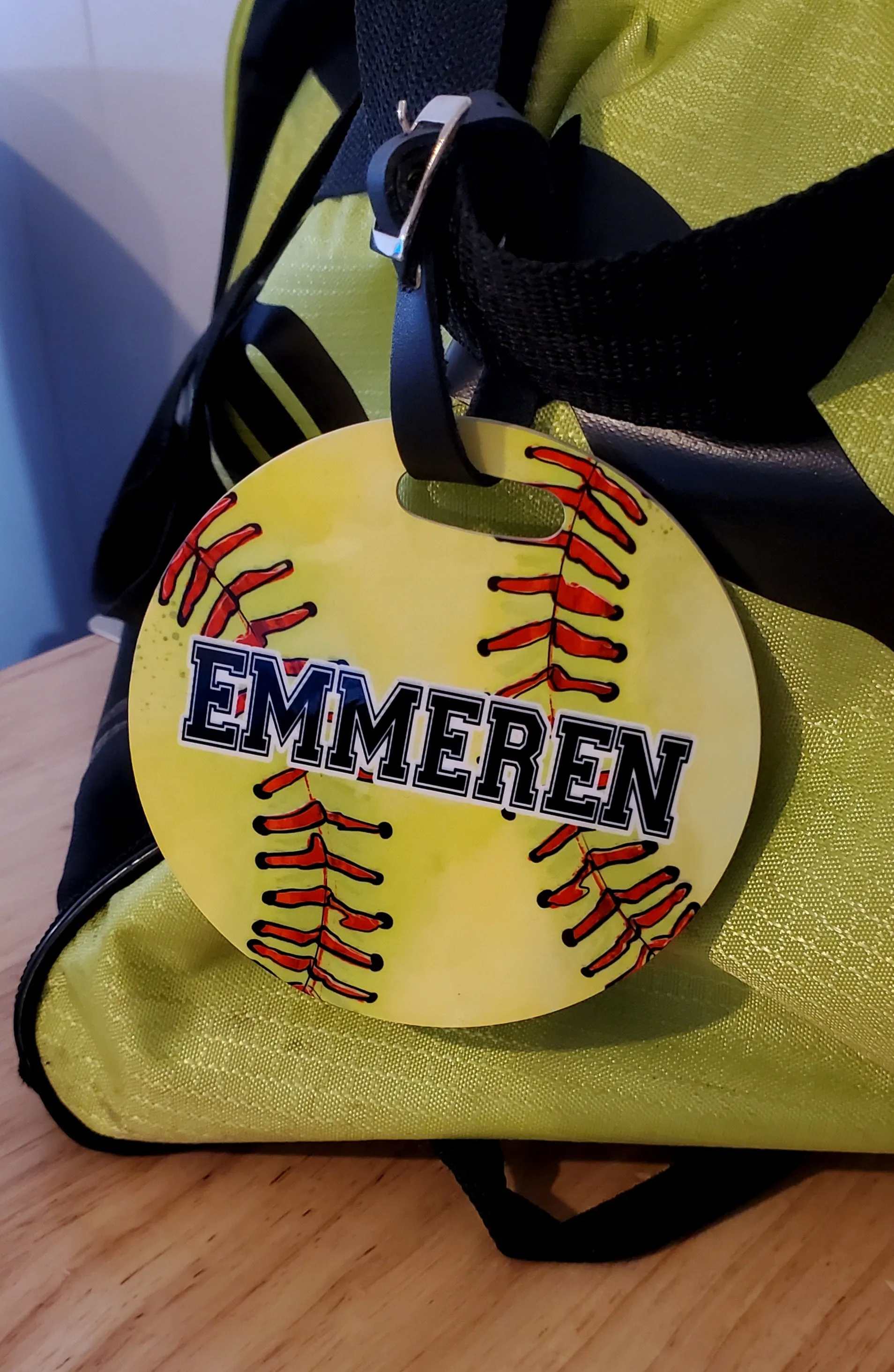 Baseball Softball Bag Tag