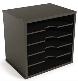 Black Desktop Paper Sorter
