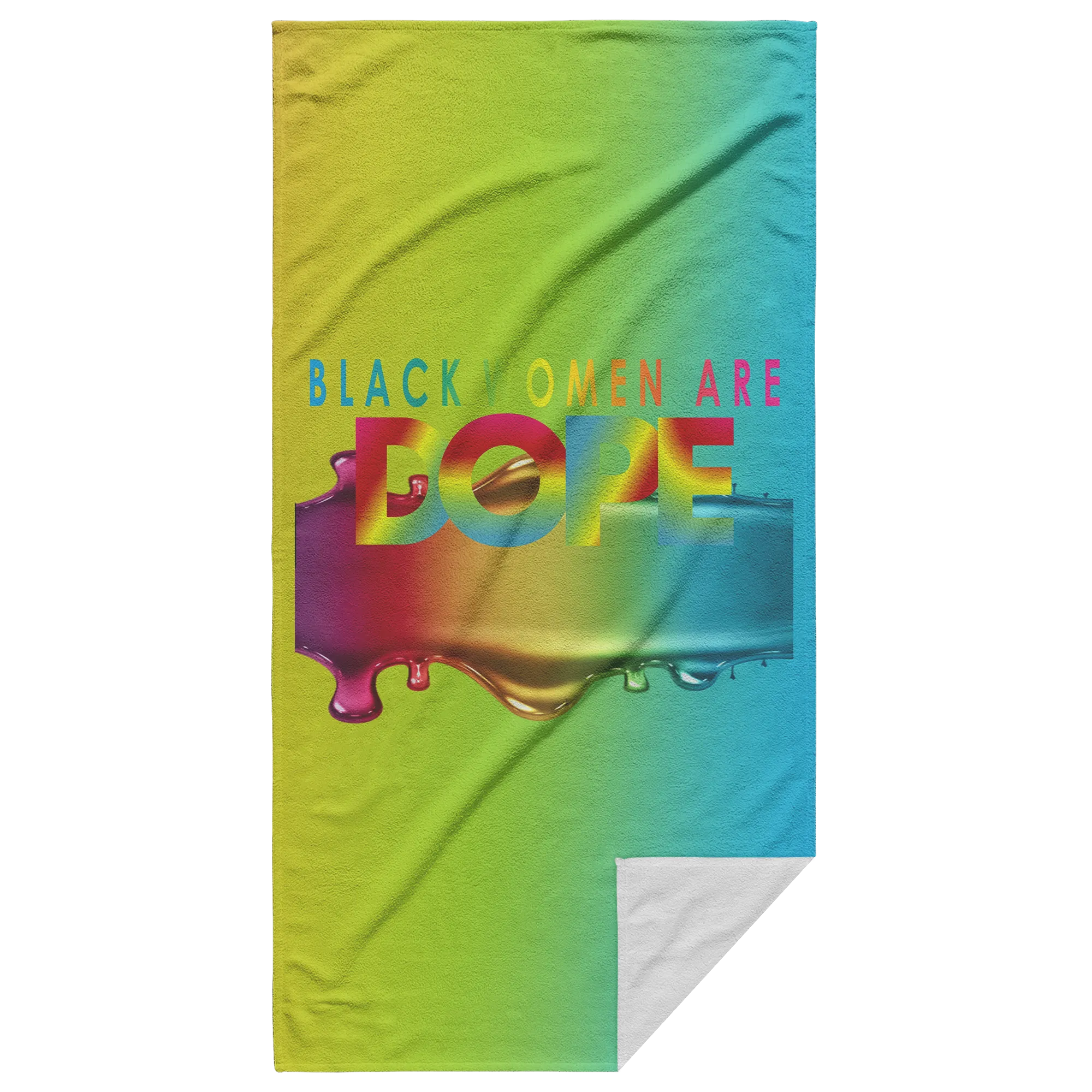 Black Woman Are Dope Beach Towel | Gifts for Her | Travel Gifts | Salt Life | Summertime