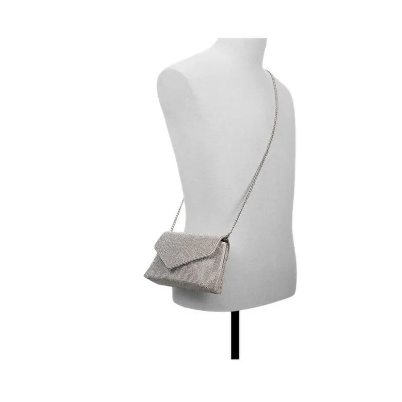 Blingita Clutch - Silver/Clear Multi