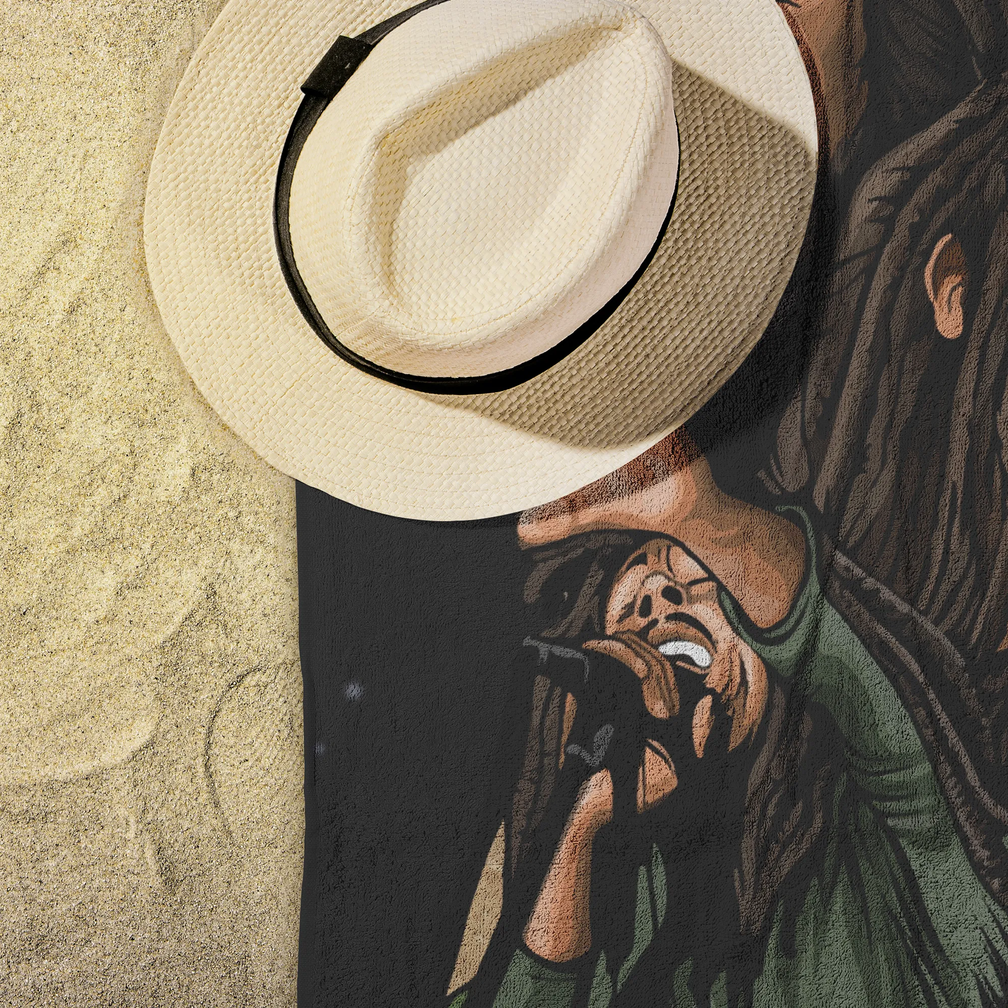 Bob Marley Beach Towel | Beach Towel | Salt Life | Towels for Him or Her | Travel Gifts