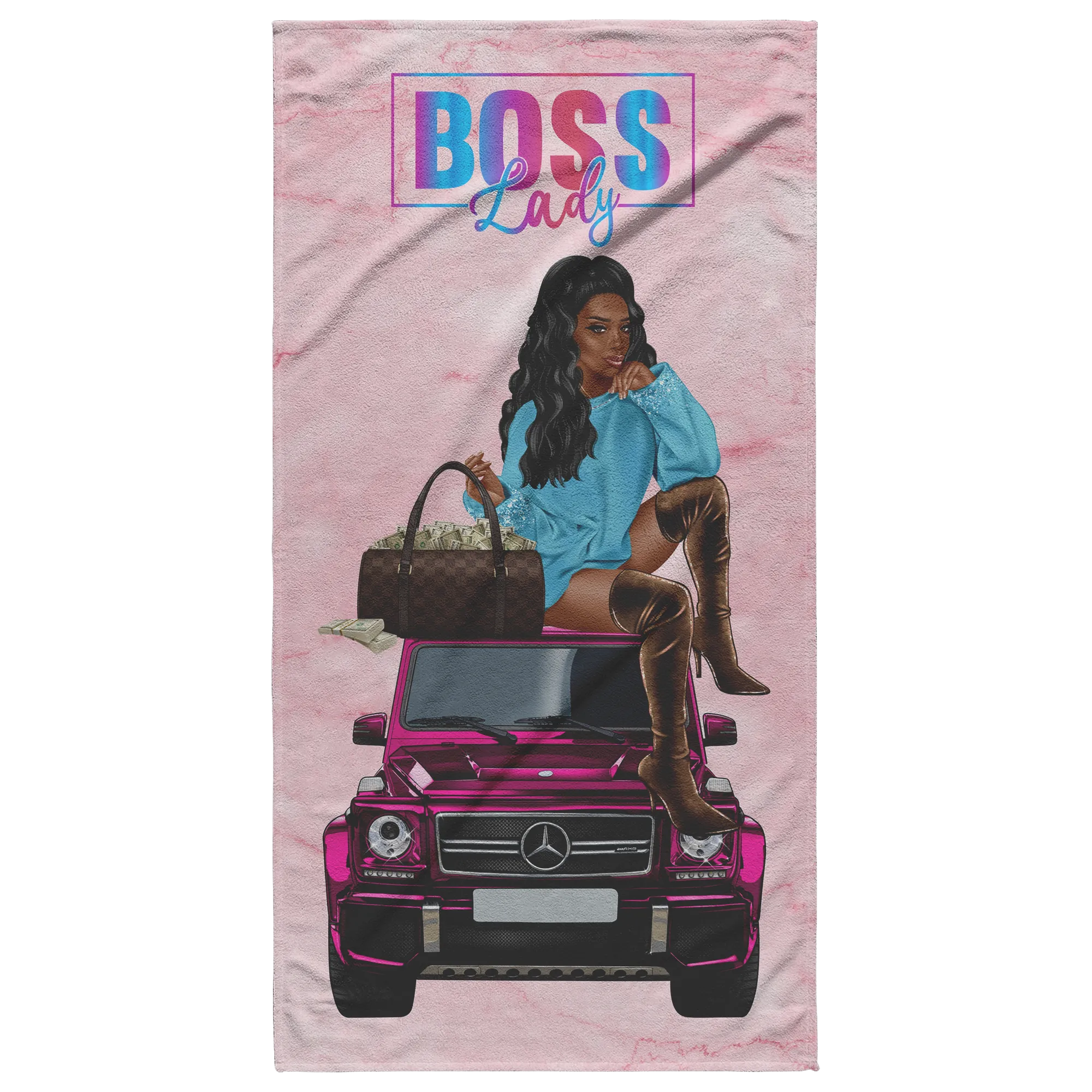 Boss Lady Beach Towel | Summer | Beach Life | Boss Babe | Luxury Gifts for Her