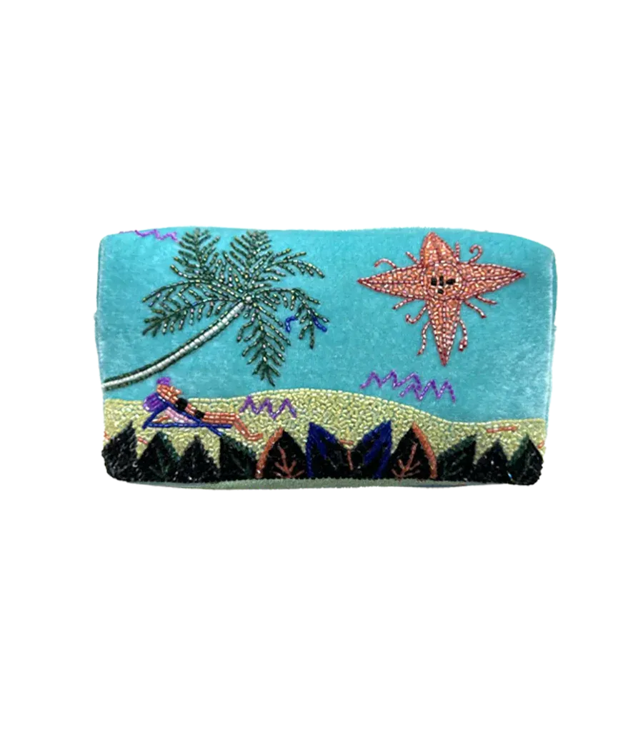 By the Ocean Makeup bag Blue Christina Milian