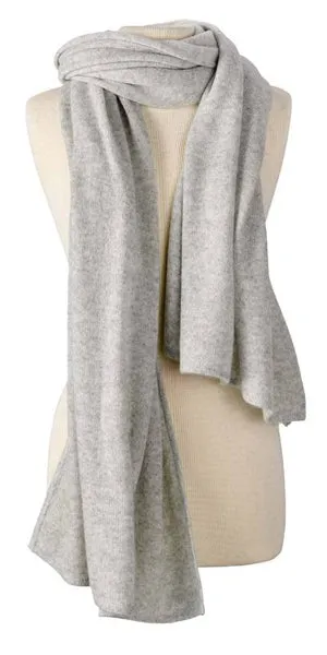 Cashmere Travel Wrap in Flint