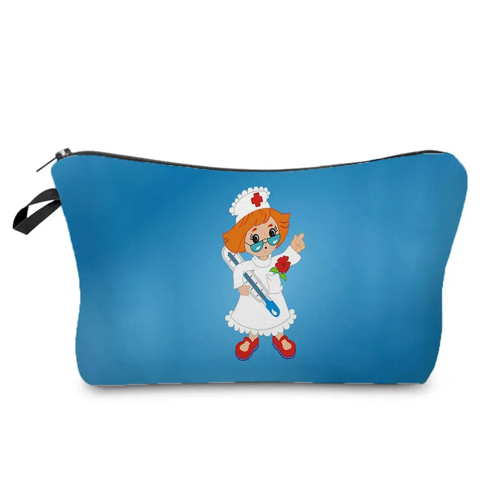 Chic Nurse Printed Cosmetic Bags