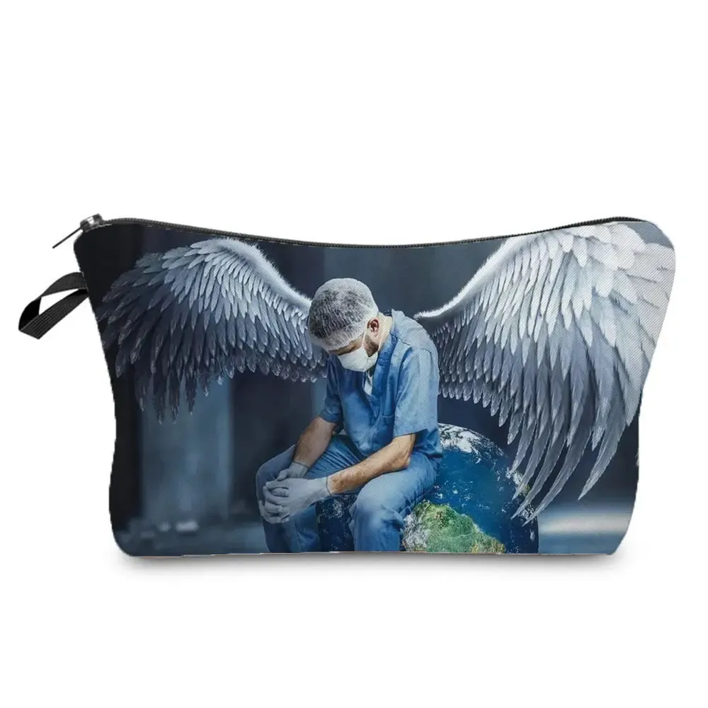 Chic Nurse Printed Cosmetic Bags