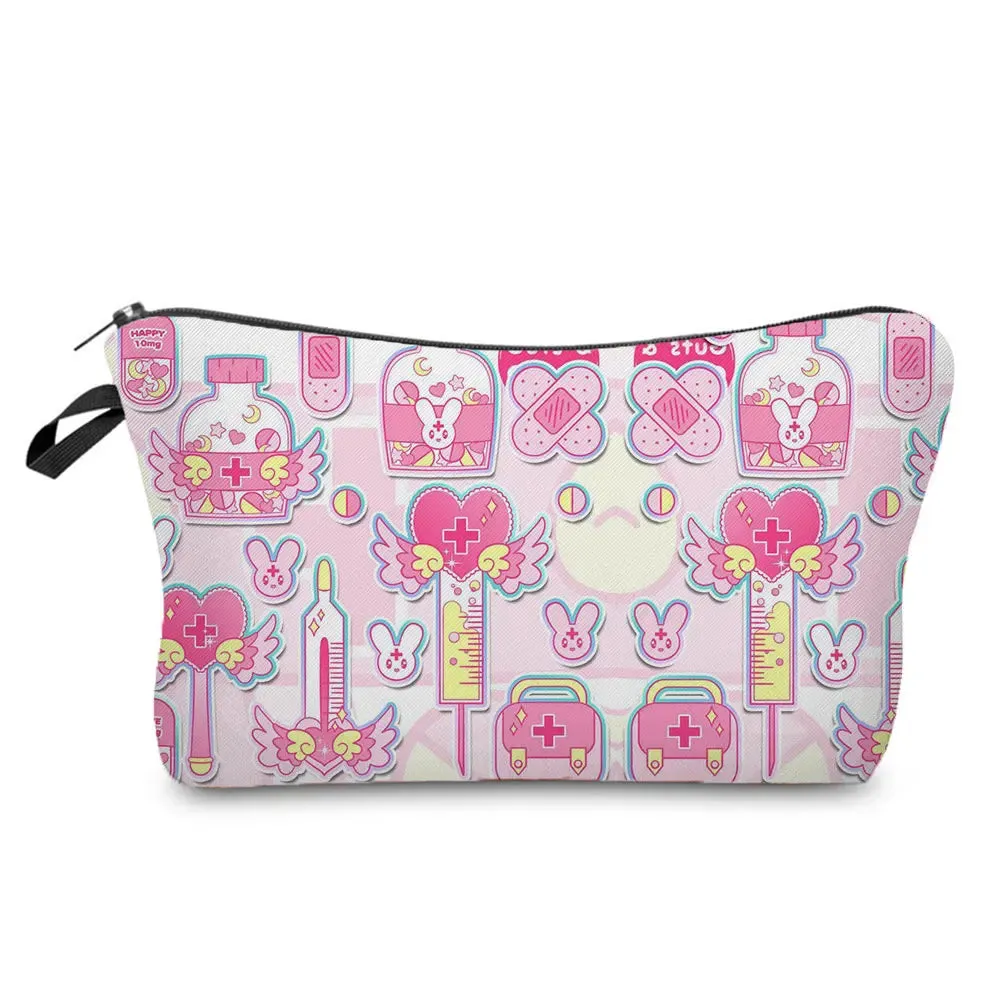 Chic Nurse Printed Cosmetic Bags