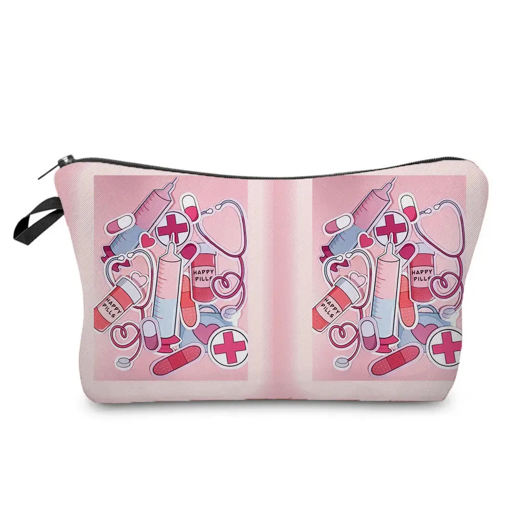 Chic Nurse Printed Cosmetic Bags