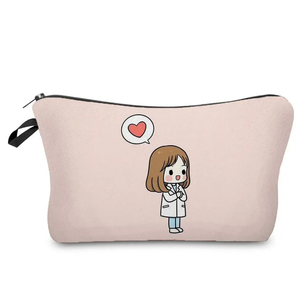 Chic Nurse Printed Cosmetic Bags