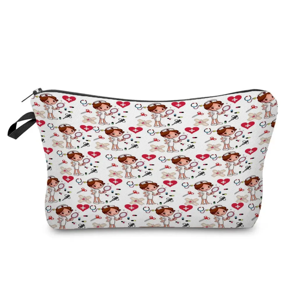 Chic Nurse Printed Cosmetic Bags