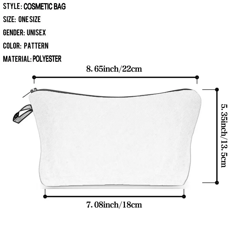 Chic Nurse Printed Cosmetic Bags