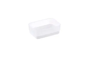 Clear & White Drawer Organizer Trays