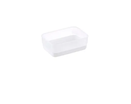 Clear & White Drawer Organizer Trays
