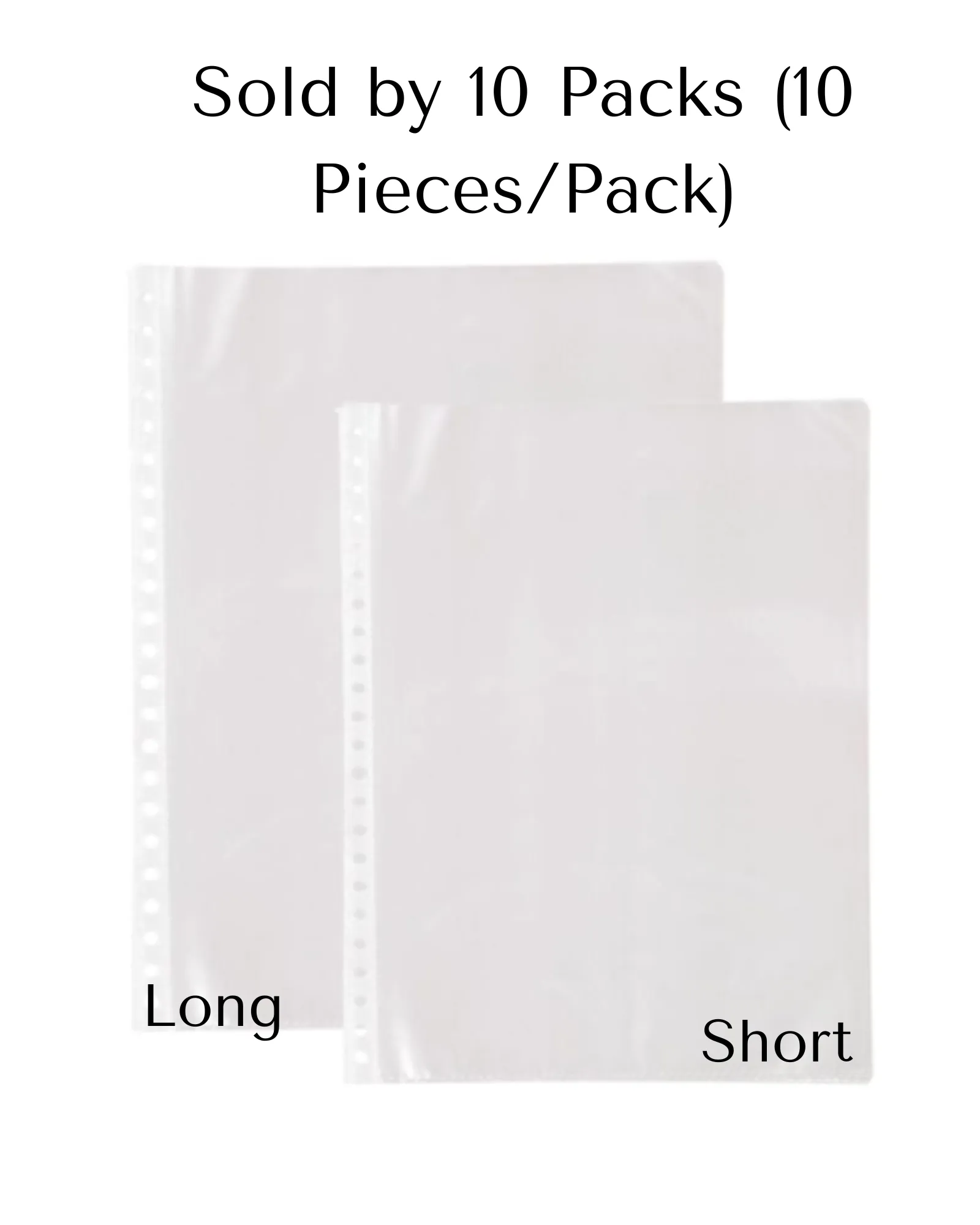 Clear Book Filler | 10Pack