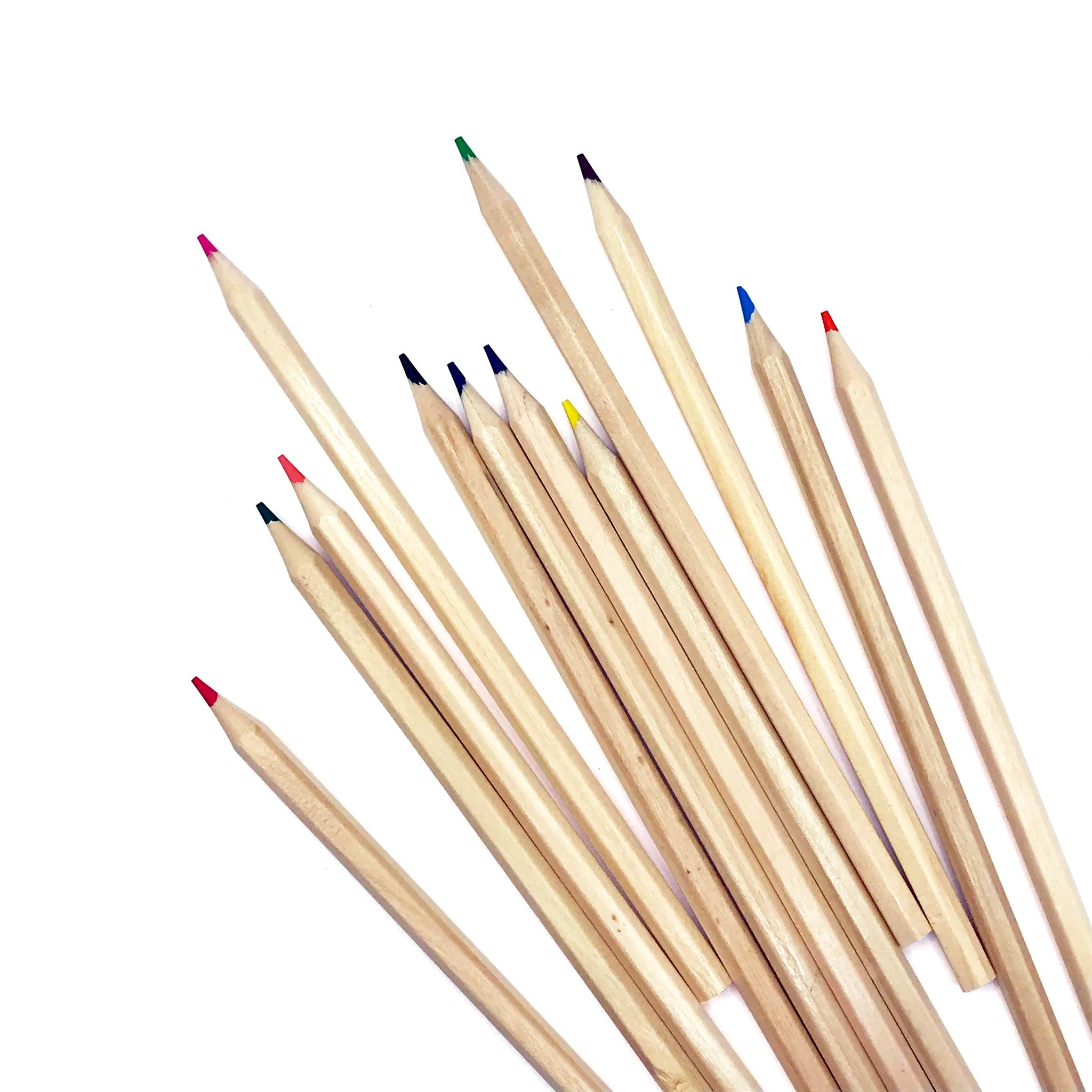 Colored Pencils in cardboard tube