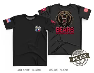 CUSTOM Bravo Company 188th MED BN Core Men's SS Flex Performance Tee - HctWTM