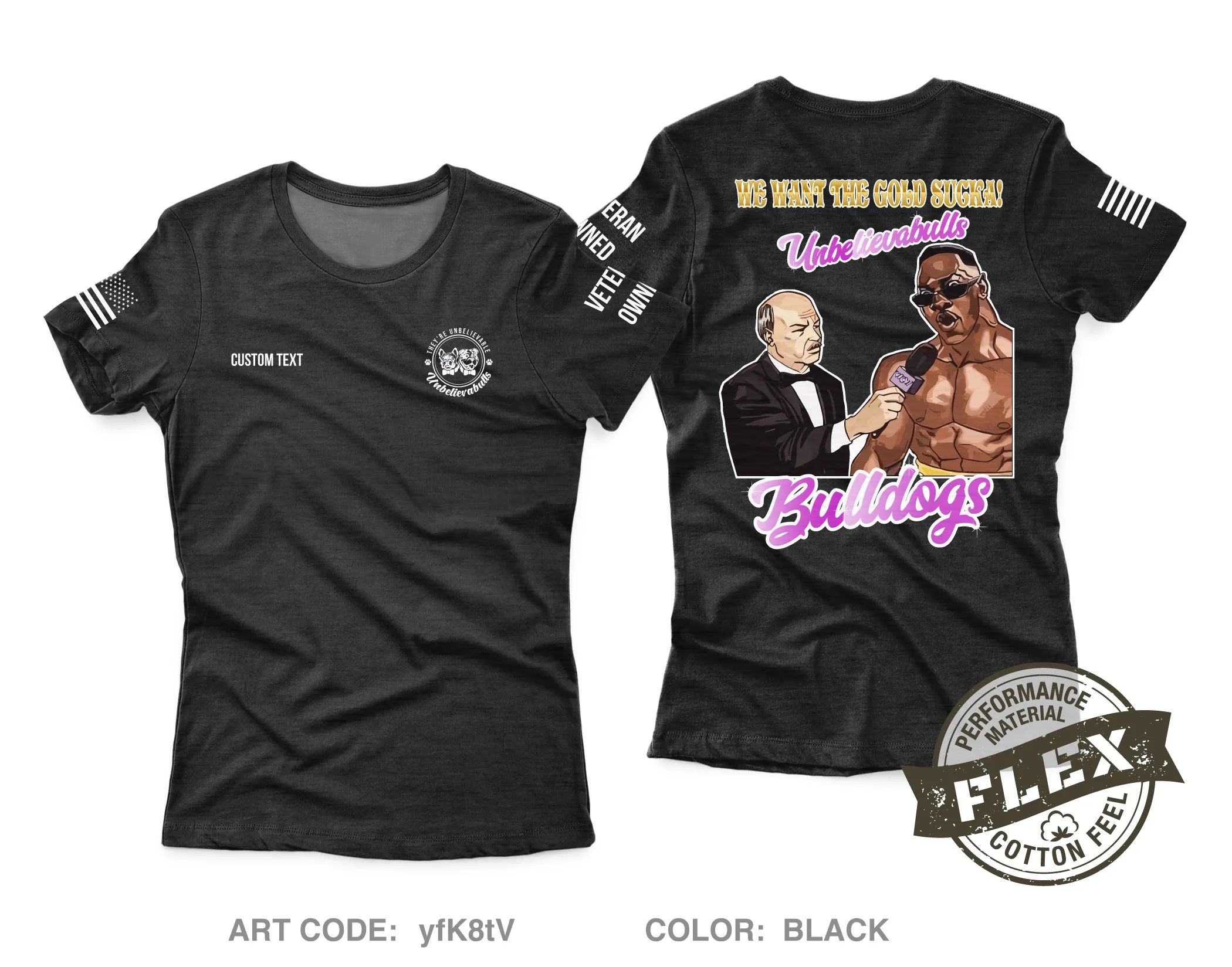 Custom Unbelievabulls Women's SS Flex Performance Tee - yfK8tV