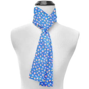 Dewey Beach Blue - Men's Silk Scarf