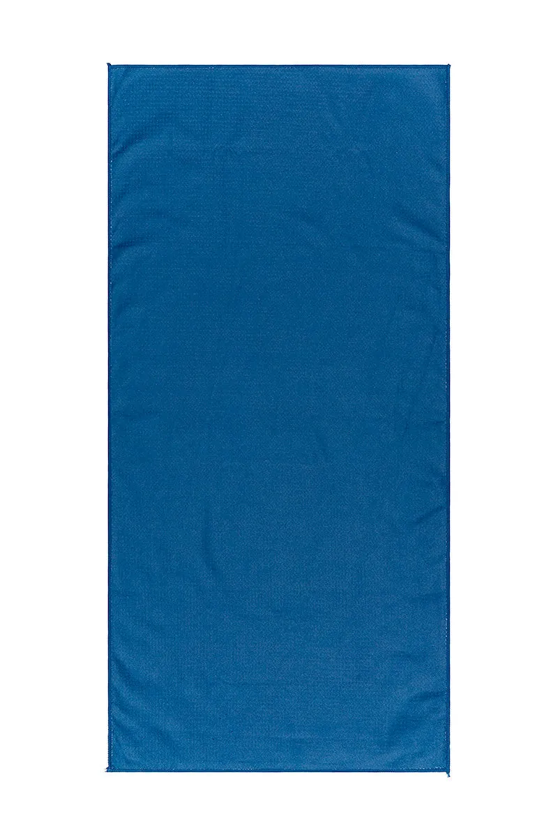 Double Sided Towel in Flamingo | Large Logo
