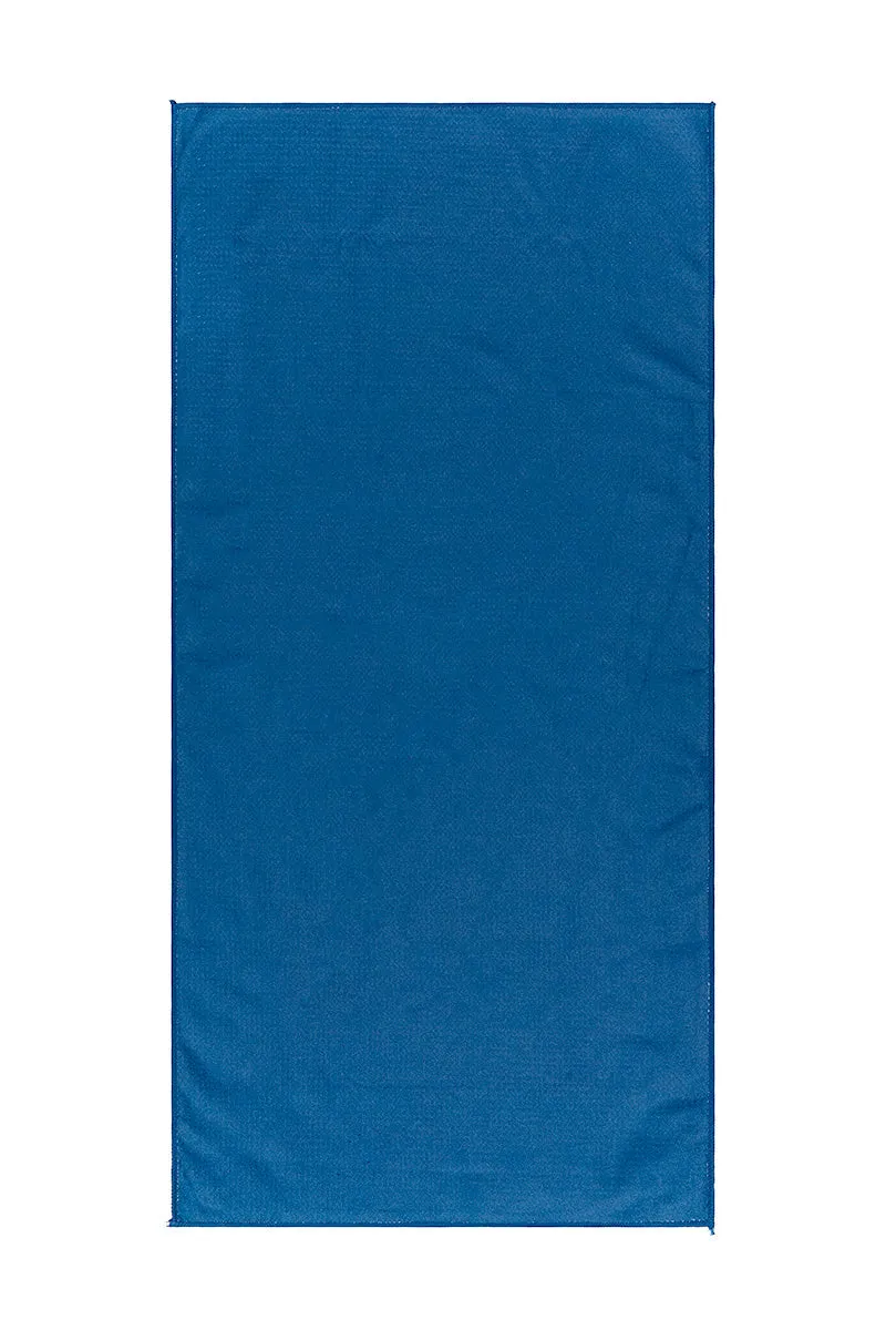 Double Sided Towel in Flamingo | Small Logo