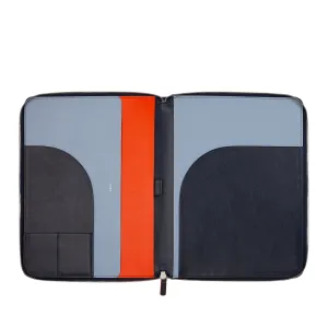 DUDU CABLE CABLE A4 leather in leather holder office tag Multicolor ipad tablet taps with zip