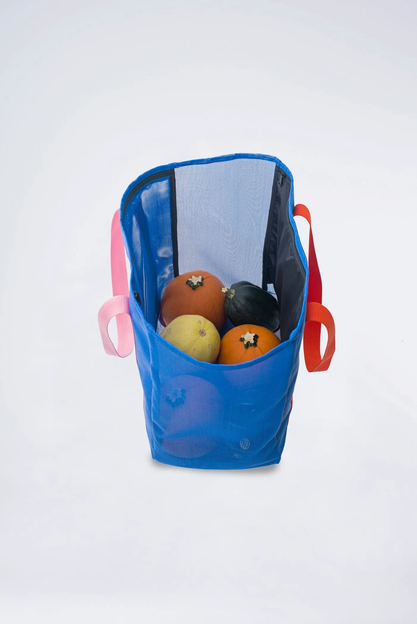 Electric Blue Summer   Winter Tote