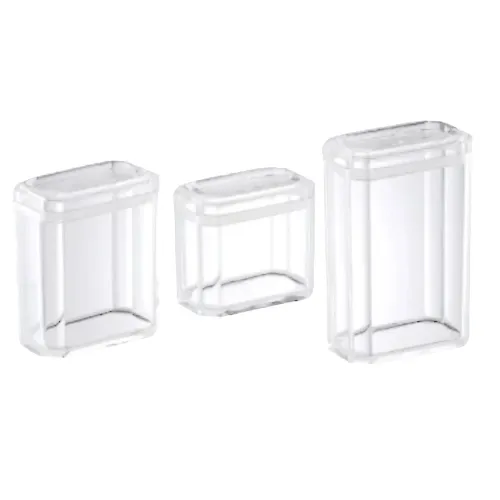 Faceted Acrylic Canister