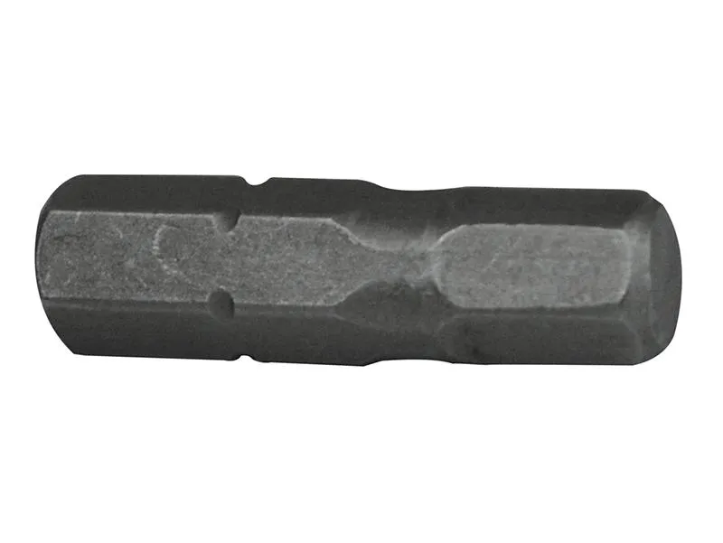 Faithfull Hex 5 S2 Grade Steel Screwdriver Bits X 25Mm Pack Of 3